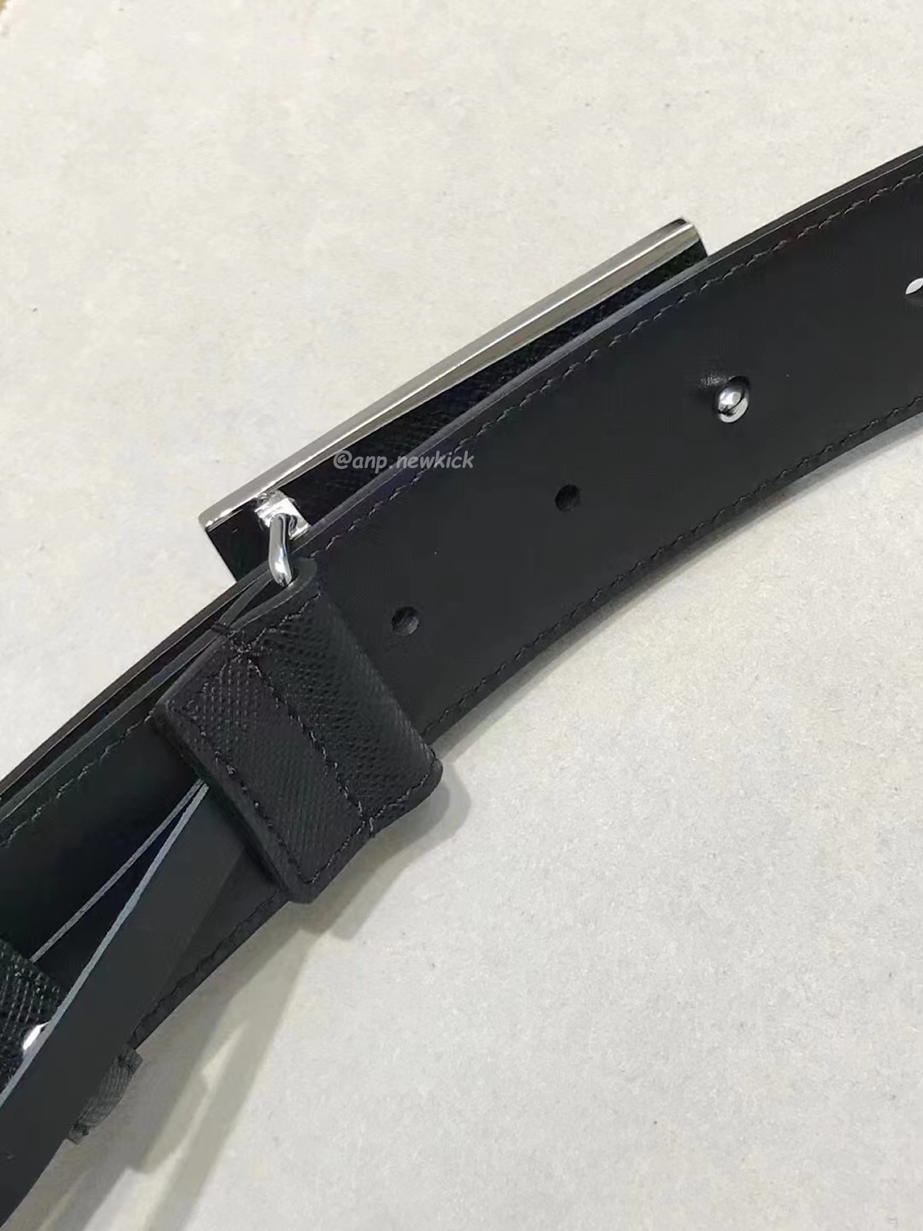 Prada Square Buckle Belt (4) - newkick.vip